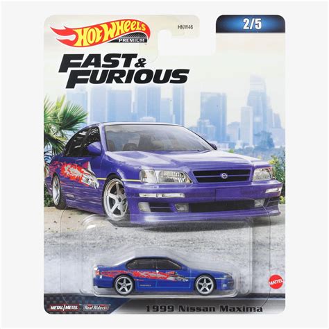 Коллекционная машинка Hot Wheels Fast and Furious Collector Cars Nissan Maxima Хот Вилс