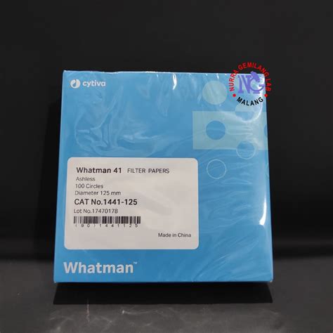 Jual Kertas Saring Whatman No Diameter Mm Mm Ecer Shopee