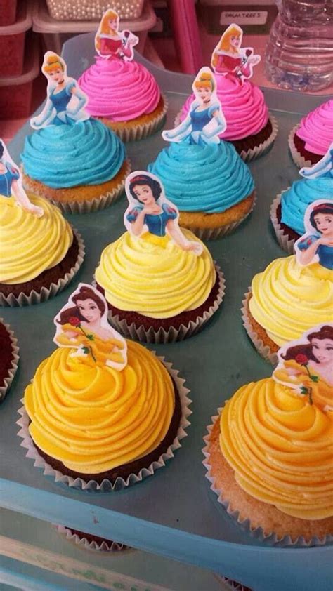 Princess Cupcakes Disney Princess Birthday Party Princess Cupcakes