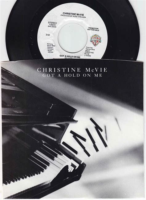 Christine McVie - Got A Hold On Me (1984, Picture Sleeve, Vinyl) | Discogs