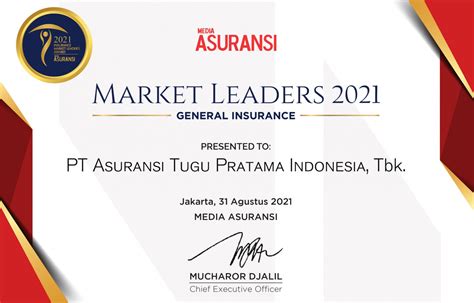 Asuransi Tugu Raih Insurance Market Leaders Award