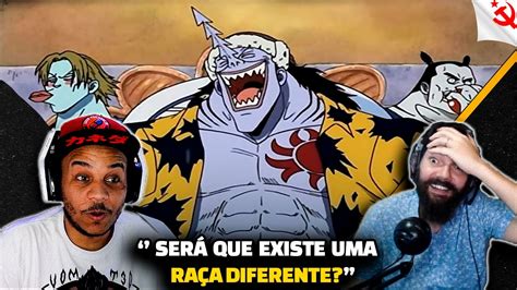 Historiador Reagindo A One Piece X Arlong Da Gangue Dos Trit Es