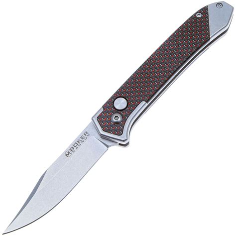 Нож складной Boker Magnum Rubico Auto сталь 440A рукоять Carbon Fiber