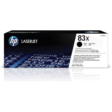 Tóner HP 83X Negro Alto rendimiento Laserjet Original CF283X Para HP