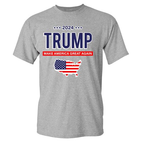 2024 Trump T Shirt Make America Great Again Stars And Stripes Men S Tee Ebay