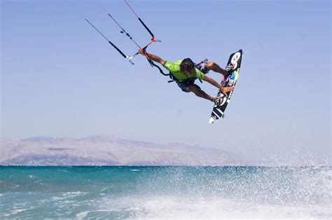 Kitesurfing Alacati Bay Izmir Province Aegean Region Turkey