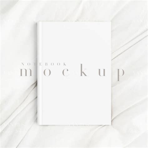 5x7 Notebook Mockupminimalist Journal Mockupsimple Book Etsy