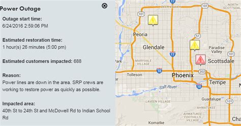 SRP: Power restored to all customers after outage - Arizona's Family