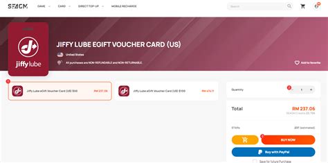 How To Purchase The Jiffy Lube Egift Voucher Card Us From Seagm