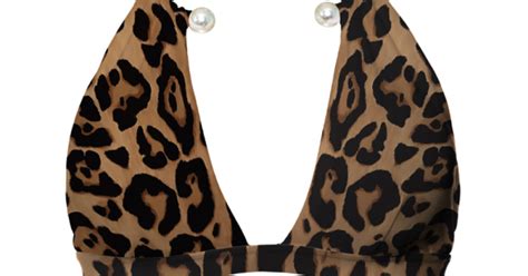 Top Choker Bikini Leopard Print Buy At Price In The Online Store Flirt And Tan