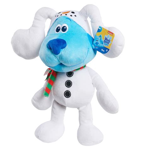 Blue's Clues Blue’s Clues Holiday Edition Large Plush 14" Blue Stuffed ...