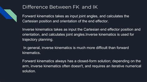 Inverse Kinematics Ppt