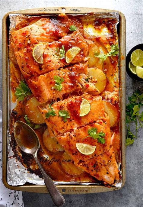 Baked Pineapple Salmon Chefjar