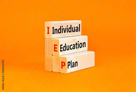 Iep Individual Education Plan Symbol Concept Words Iep Individual Education Plan On Wooden