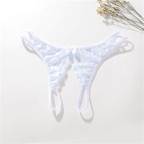 1Pcs Women Open Crotch Panties Erotic Sexy Lingerie Hot Sexy Porn Lace Underwear Crotchless