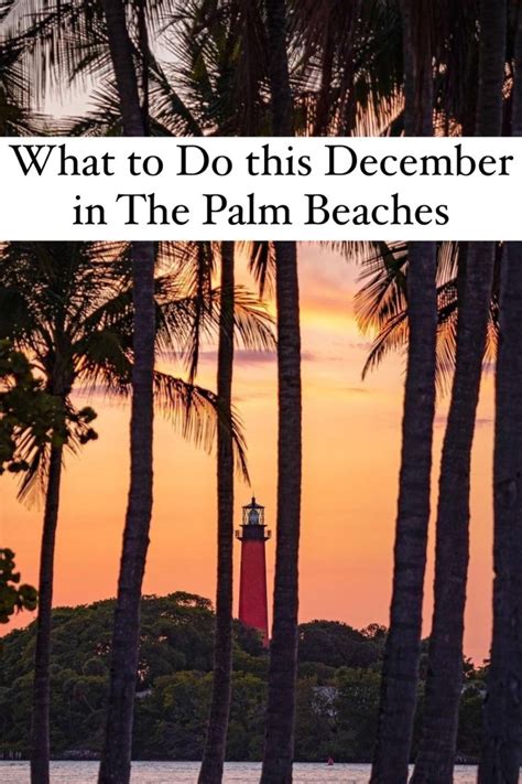 Events Roundup What To Do This December In The Palm Beaches