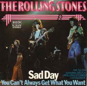 The Rolling Stones - Sad Day (Vinyl, 7", 45 RPM) | Discogs