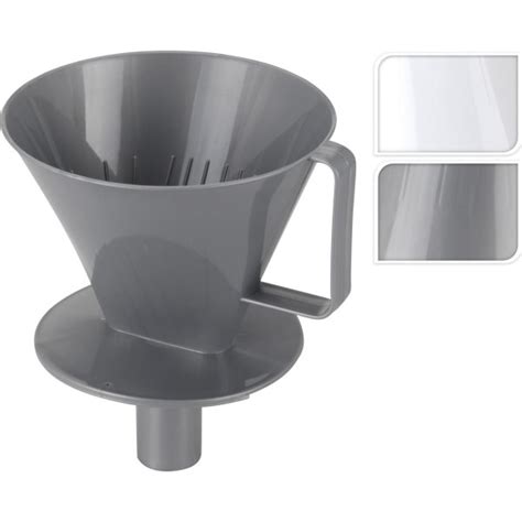 Kaffetragt x plast ass grå hvid Lomax