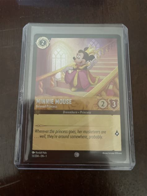 Disney Lorcana Minnie Mouse Beloved Princess Common 13 204 FOIL NM EBay