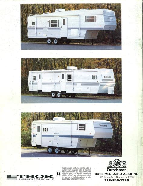 Dutchmen Brochure Rv Roundtable Buy Sell Join