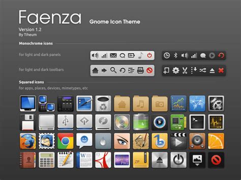 Canonical Hires Icon Creator Faenza لأيقونات Ubuntu الجديدة