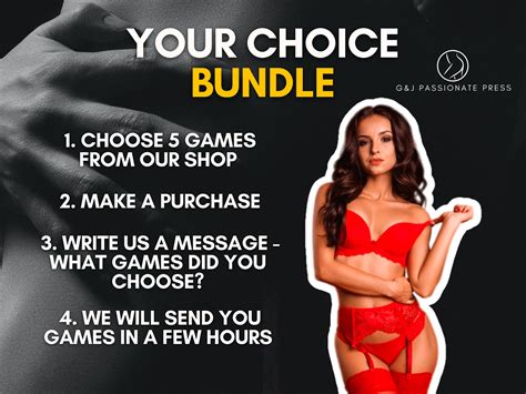 Your Choice Bundle 5 Games In 1 Pack Choose Your Own Sex Games Dice BDSM Board Game Sex