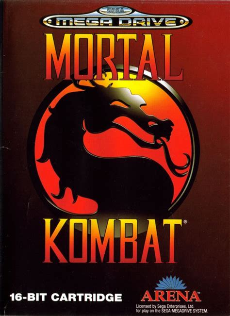 Mortal Kombat 1993 Genesis Box Cover Art Mobygames