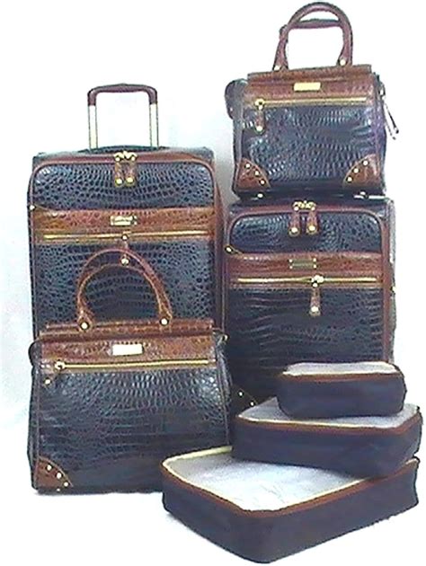 Amazon.com | Samantha Brown 7 Piece Classic Luggage Set - 25" Upright ...