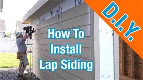 Install LP Smartside Siding On A Shed How To Build A Shed Ep 17 YouTube