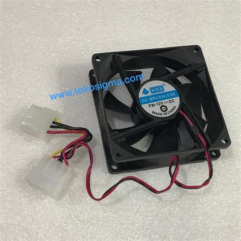 Jual Cooling Fan Casing Cpu Komputer Cm Dc V Socket Molex Kipas