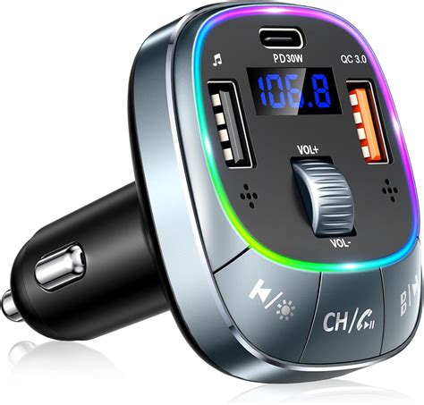 Cirycase Bluetooth Fm Transmitter F R Auto Kfz Bluetooth