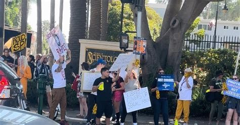 Protesters Swarm Scientology’s Celebrity Centre With Danny Masterson Signs