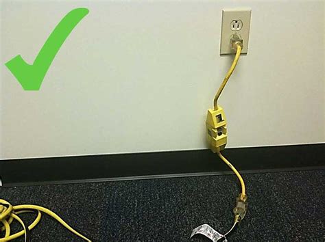 Extension Cord And Power Strip Use Fire Safety Environmental Twu