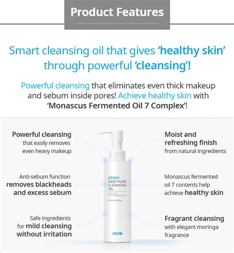 Deep Pure Cleansing Oil - Atomy Benefits