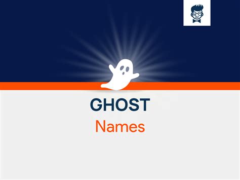 810+ Cool Ghost Names to Chill and Thrill! - BrandBoy