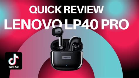 Lenovo Thinkplus LP40 Pro Review Is It Worth It Archie Lim YouTube