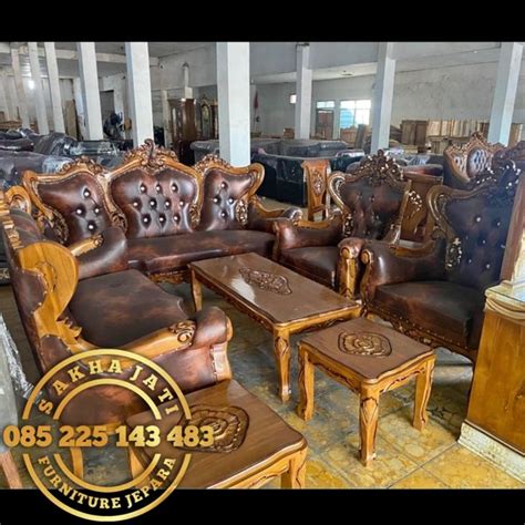 Jual Kursi Sofa Tamu Ukir Romawi Motif Inul Kursi Tamu Ganesa Ukir Di