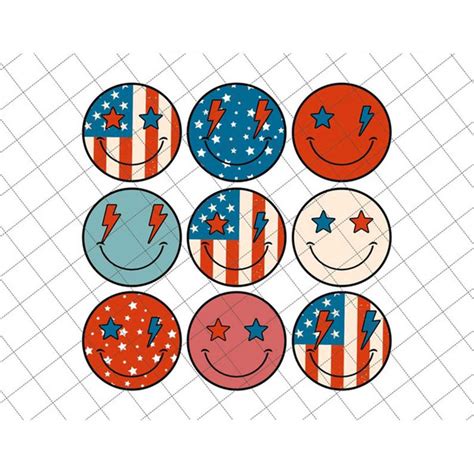 4th Of July Smiley Face Png America Png Happy 4th Of July Inspire