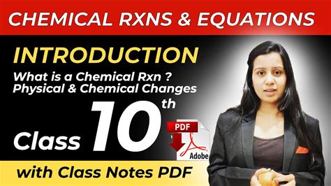 Class Science Chemical Reaction Chapter Chemical Reaction And