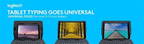 Logitech Universal Folio with Integrated Bluetooth 3.0 Keyboard for 9 ...