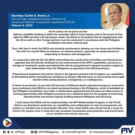 Ptvph On Twitter Basahin Pahayag Ni Department Of National Defense