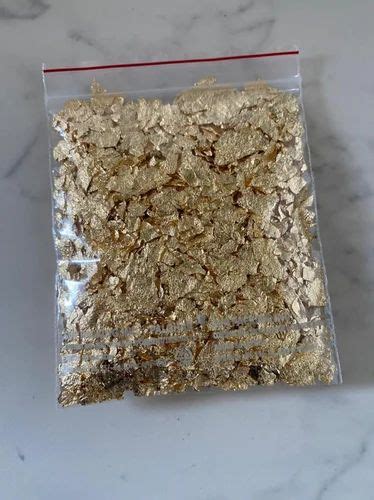 Pure Gold Golden Leaf Flake Quantity Per Pack Gram At Best Price