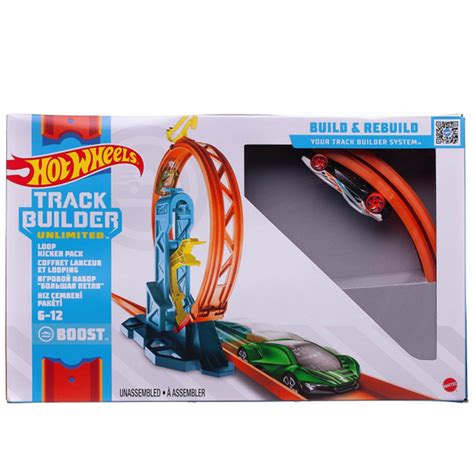 Автотрек Mattel Hot Wheels Конструктор трасс Крутой поворот GLC87 купить с доставкой по