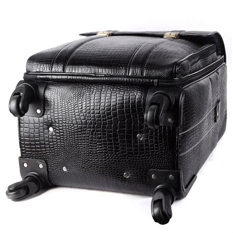 Ergo Royal Leather Laguage Trolley Bag Unisex At Rs Piece