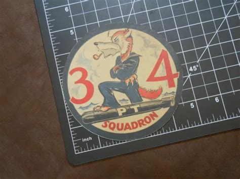 Ww2 Pt 34 Patrol Boat Squadron 34 Patch Real Series 3362