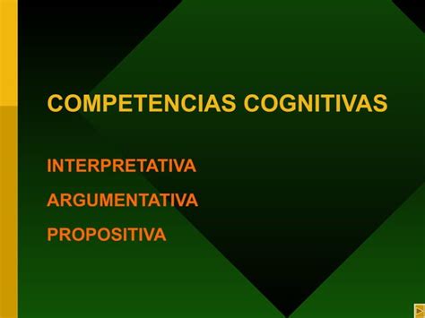 Competencias Cognitivas Ppt