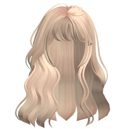 Flowy Natural Wavy Anime Messy Hair Blonde Roblox Item Rolimon S