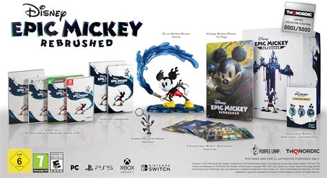 Disney Epic Mickey Rebrushed Collectors Edition For Playstation 5