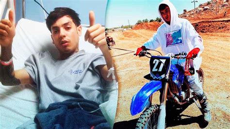 Natanael Cano Sufre Accidente En Motocross Sali Volando