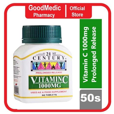 21st Century Vitamin C 1000mg Prolonged Release 50 S Exp01 2024 Lazada